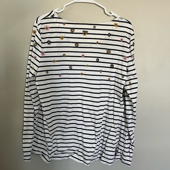 Womens Barbour Long-Sleeve Striped Shirt SZ 10 - Picture 4 of 6